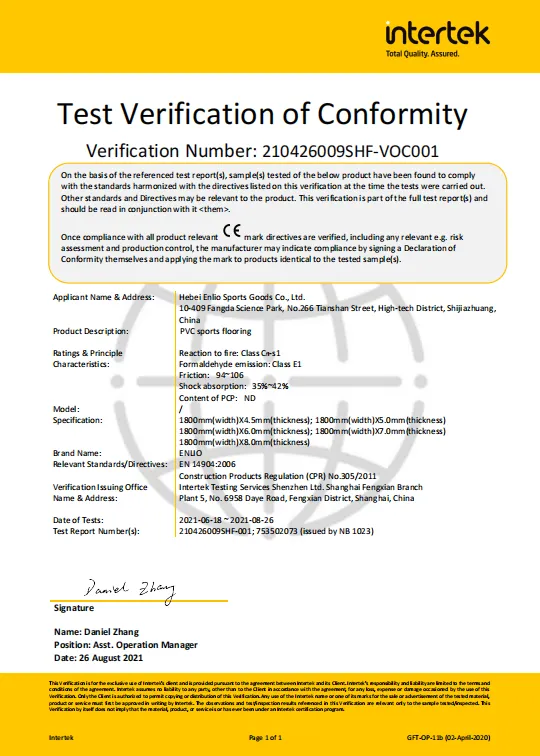 enlio tarkett vinyl base