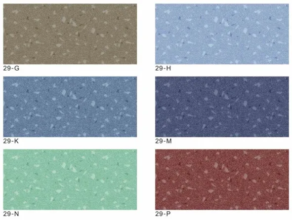 Heterogeneous viny flooring | Durable, hygienic, waterproof