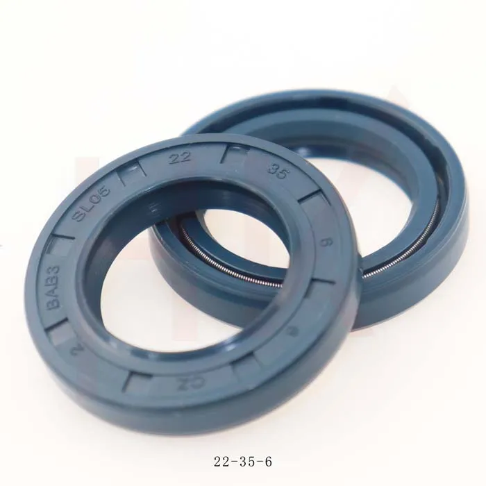 Durable 22x35x6 TCV Oil Seals: FKM & NBR for Hydraulic Pumps
