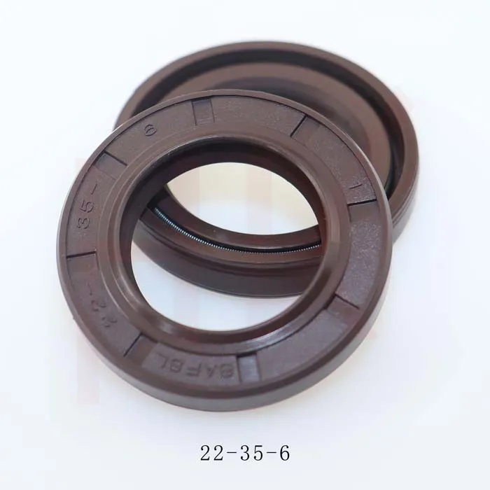 Durable 22x35x6 TCV Oil Seals: FKM & NBR for Hydraulic Pumps