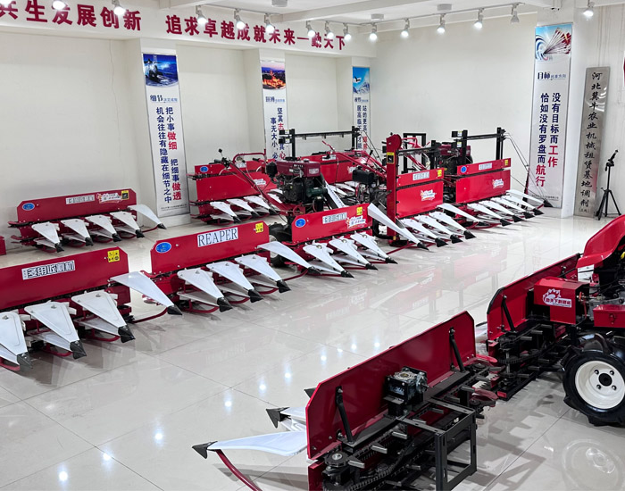 tractor mounted mini combine harvester