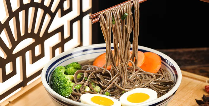 cold peanut soba noodles