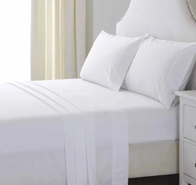 Polycotton Bed Linen White or Customized Color
