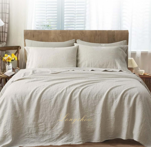 The Texture of Stonewashed Linen Bedding