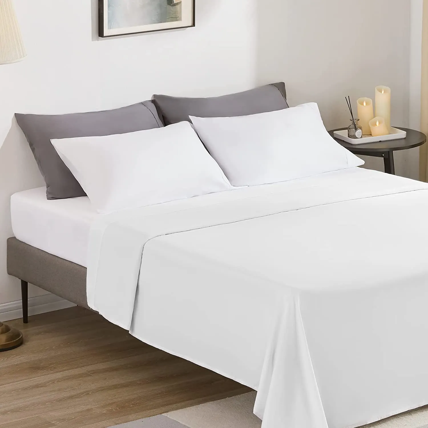 50% Cotton 50% Polyester Sheet Set for Comfortable Sleep Experience