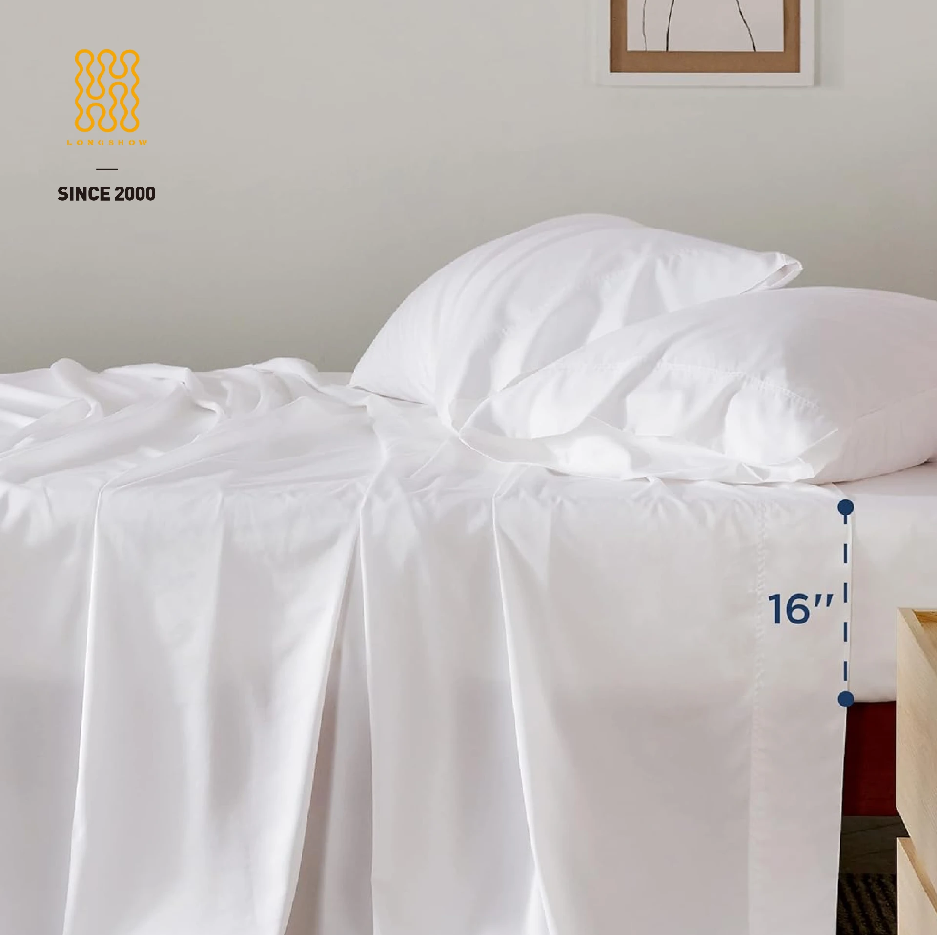 Experience the Comfort of Hotel Bedding with 100% Cotton Luxury Sheet