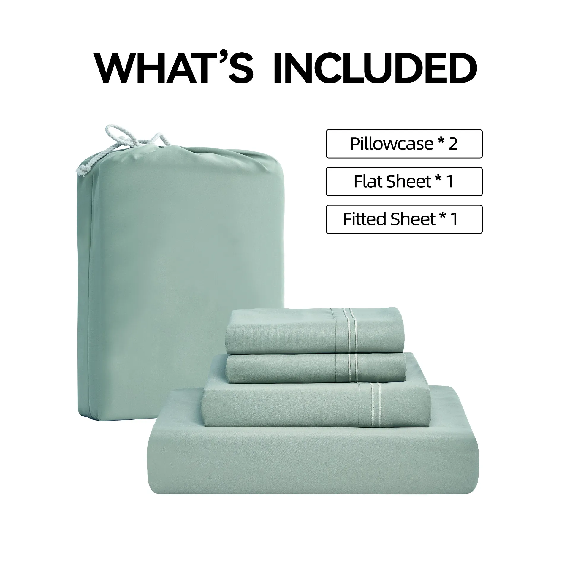 Wholesale 1800 Ultra-Soft Microfiber Bed Sheets - Double Brushed