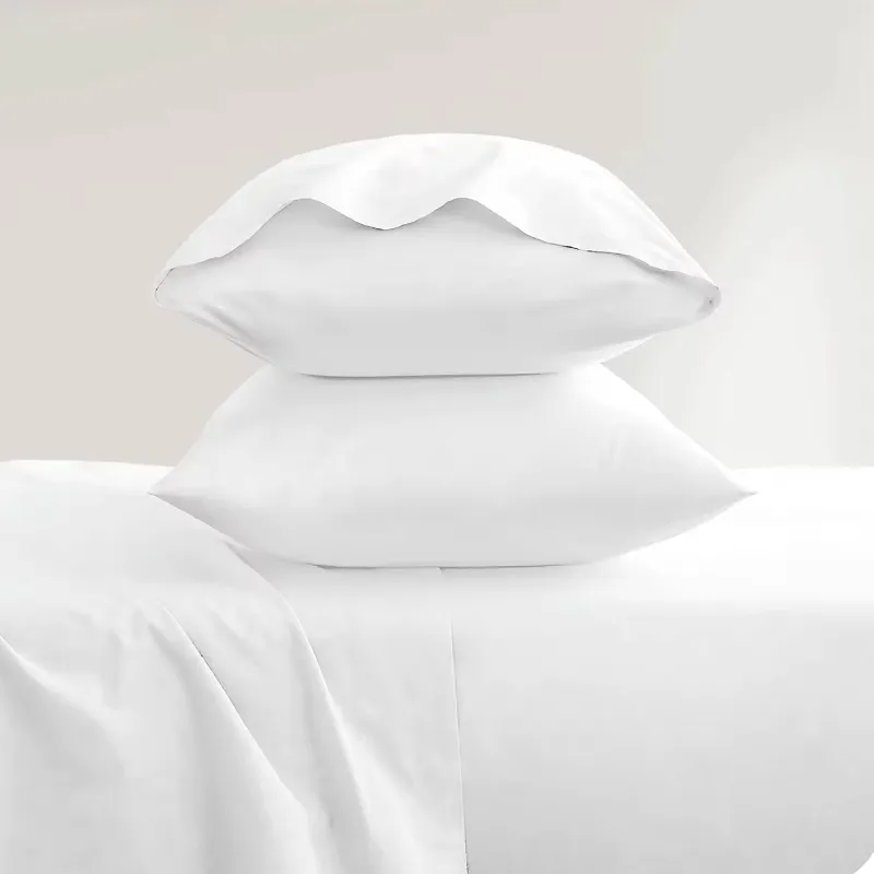 Wholesale hotel T200 percale bed sheet