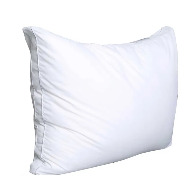 Wholesale hotel microfiber white standard pillow