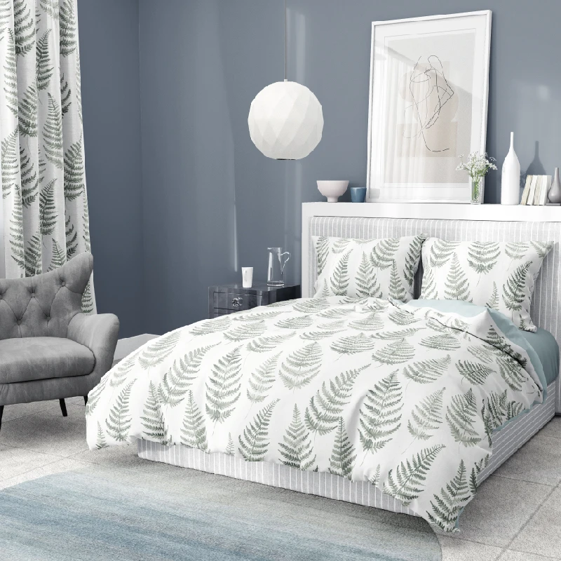 Factory designed custom printed duvet cover sets with curtain