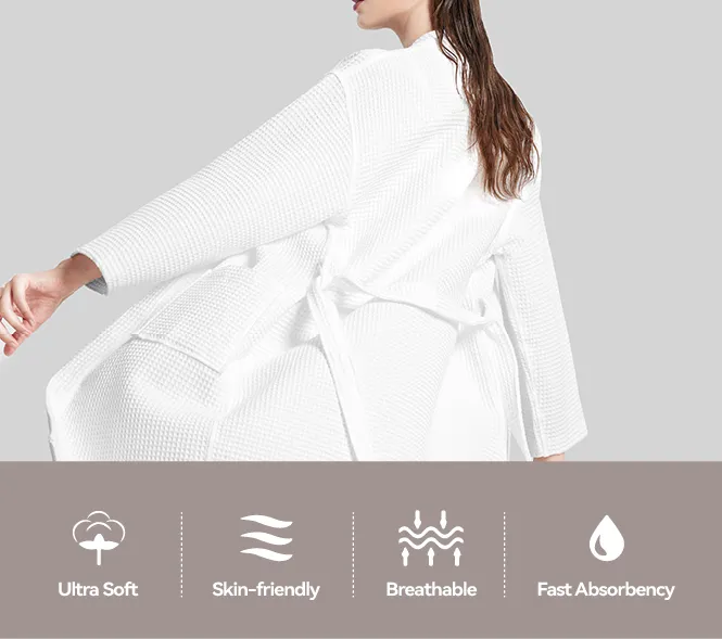 Experience the Luxurious Comfort of a Waffle Spa Robe