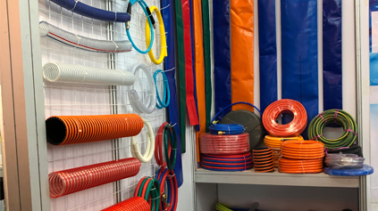 Flames and Hoses Battling Fire with Water Power Flames and Hoses Battling Fire with Water Power