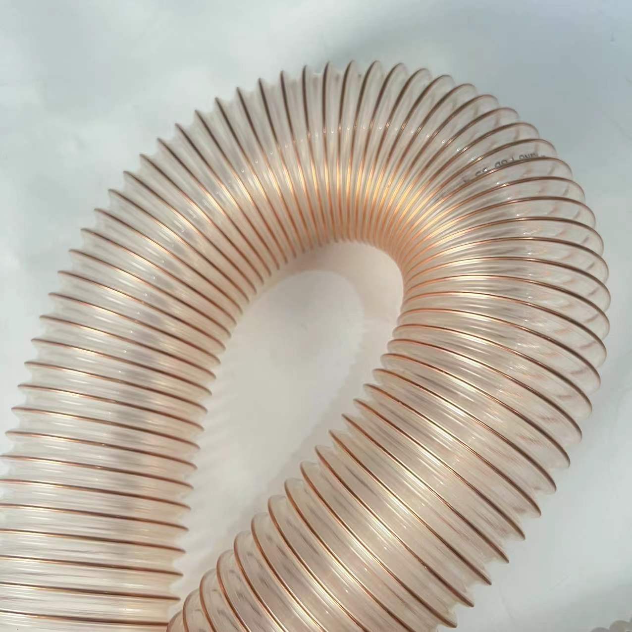 Similar title Durable PVC hose with corrugated design for flexible and reliable applications