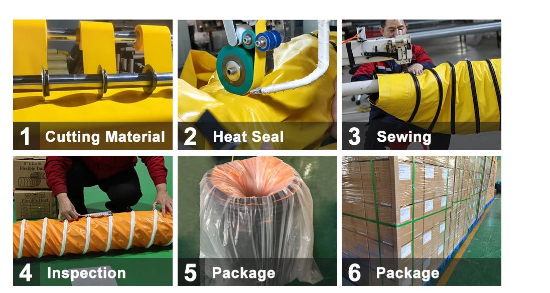 Flexible PVC Air Duct Hose for Efficient Ventilation and Airflow Management Solutions