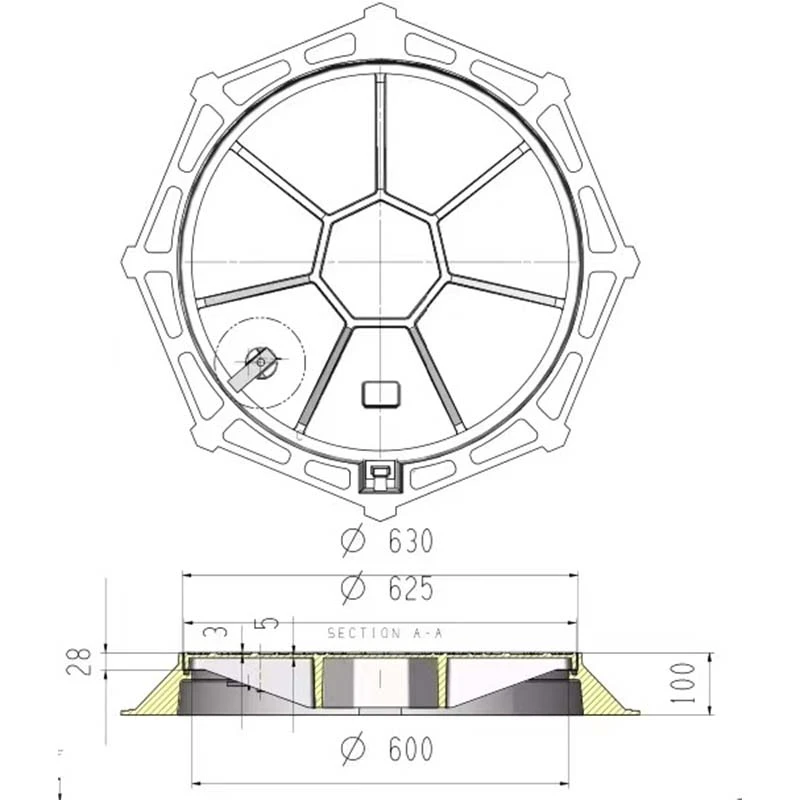 butterfly valve with lever