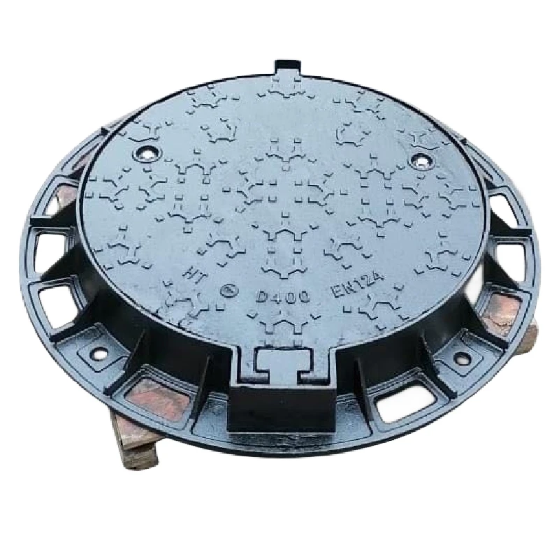Ductile Iron Manhole Cover and Frame With Safety System