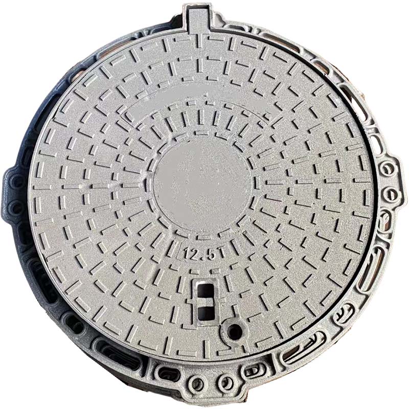 Ductile Iron Manhole Cover and Frame With Safety System Ductile Iron Manhole Cover and Frame With Safety System