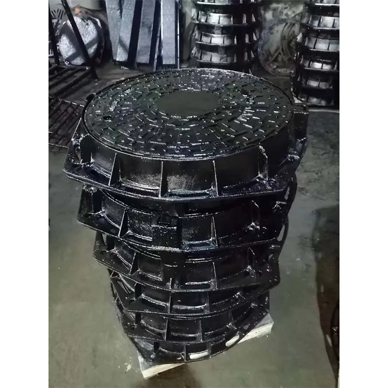 Ductile Iron Manhole Cover and Frame With Safety System Ductile Iron Manhole Cover and Frame With Safety System