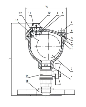 Ductile Iron Manhole Cover and Frame With Safety System