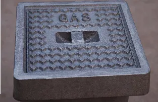 Ductile Iron Manhole Cover and Frame With Safety System