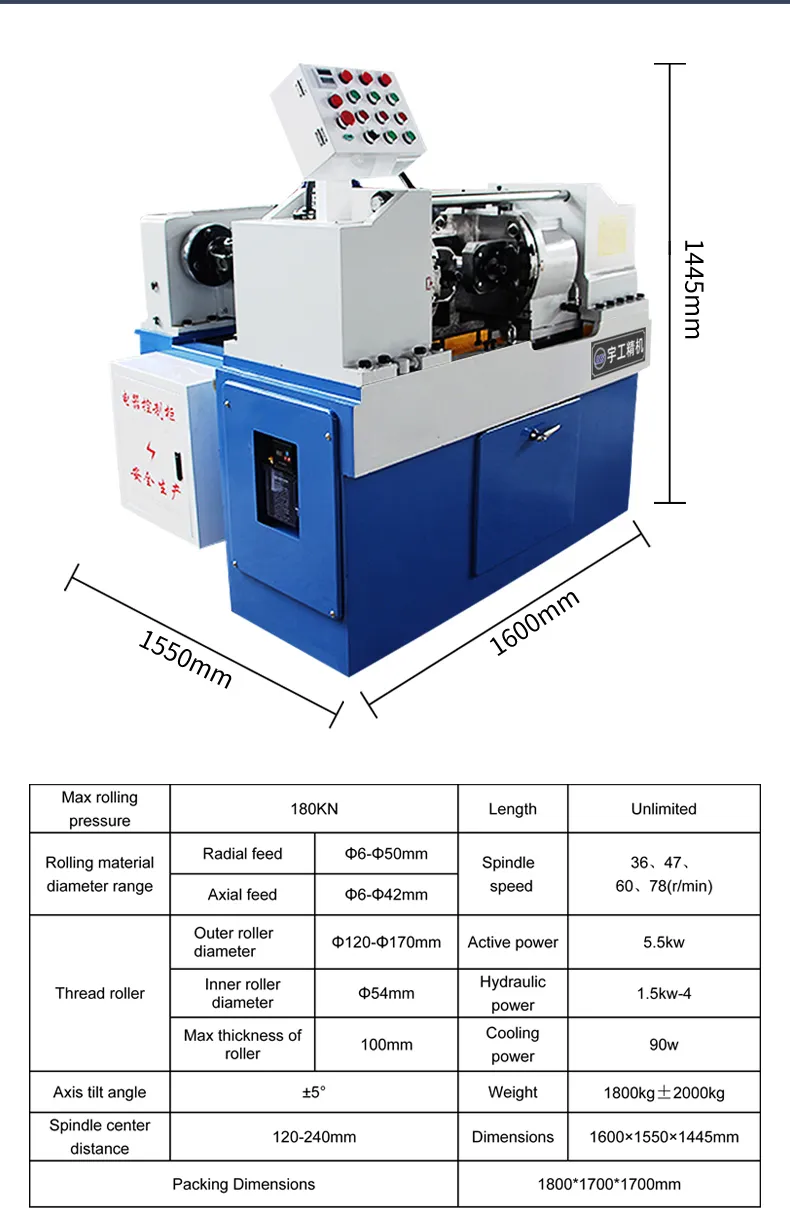 Bolt Rolling Machine Operation Manual