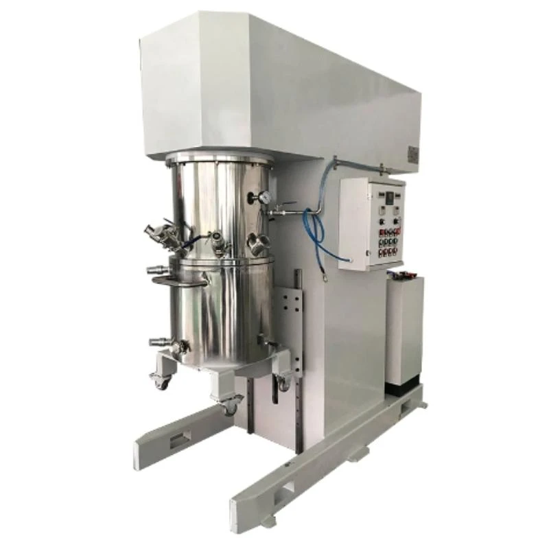 500L Stainless High Viscosity Paste Adhesive Vacuum Heated Centrifugal Double Planetary Mixer