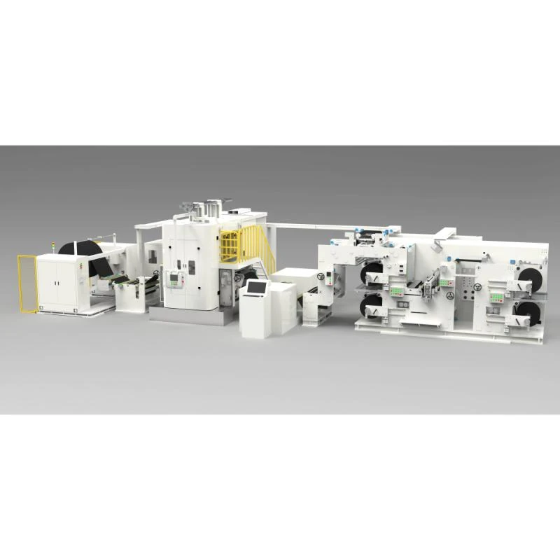 900*1500 Positive Electrode Single-Machine Continuous Rolling Automatic Splicing Turret Slitting Integrated Machine