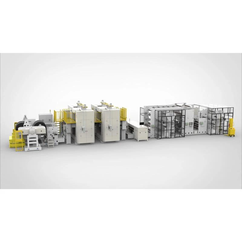 900*1500 Negative Electrode Double-Machine Continuous Rolling Automatic Splicing Turret Slitting Integrated Machine