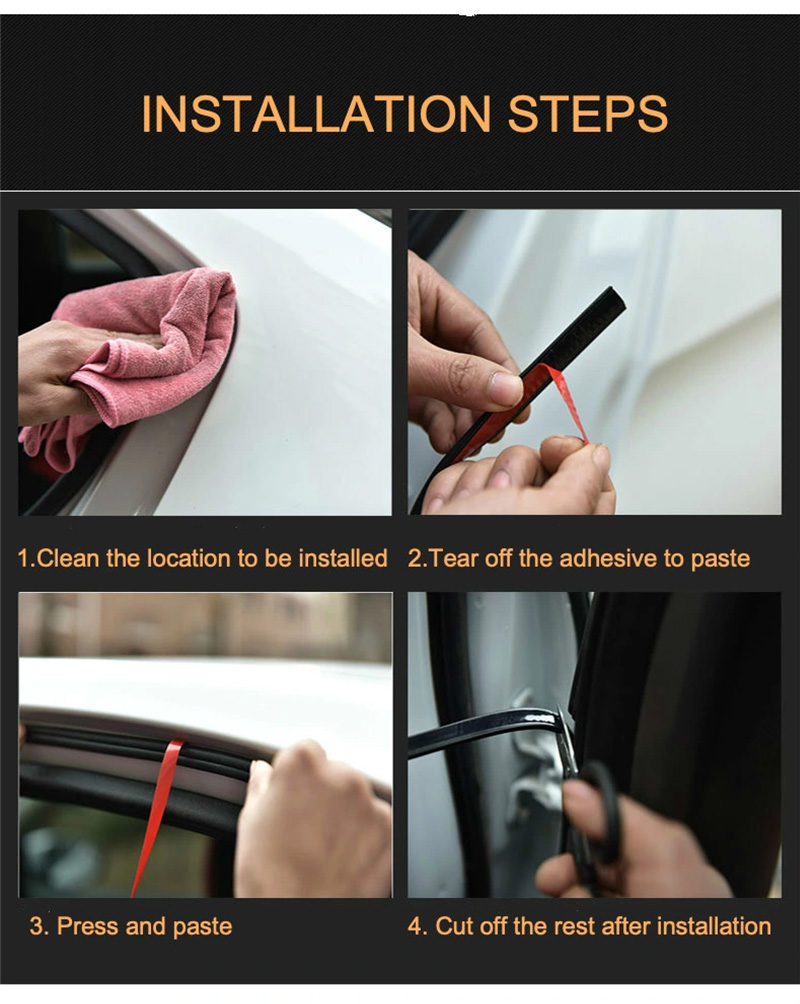 rubber door strip seal