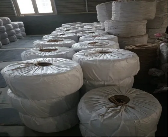 Jute ropes for garden decoration