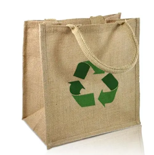 Eco-friendly round jute bag from China - perfect for sustainable shopping and storage!