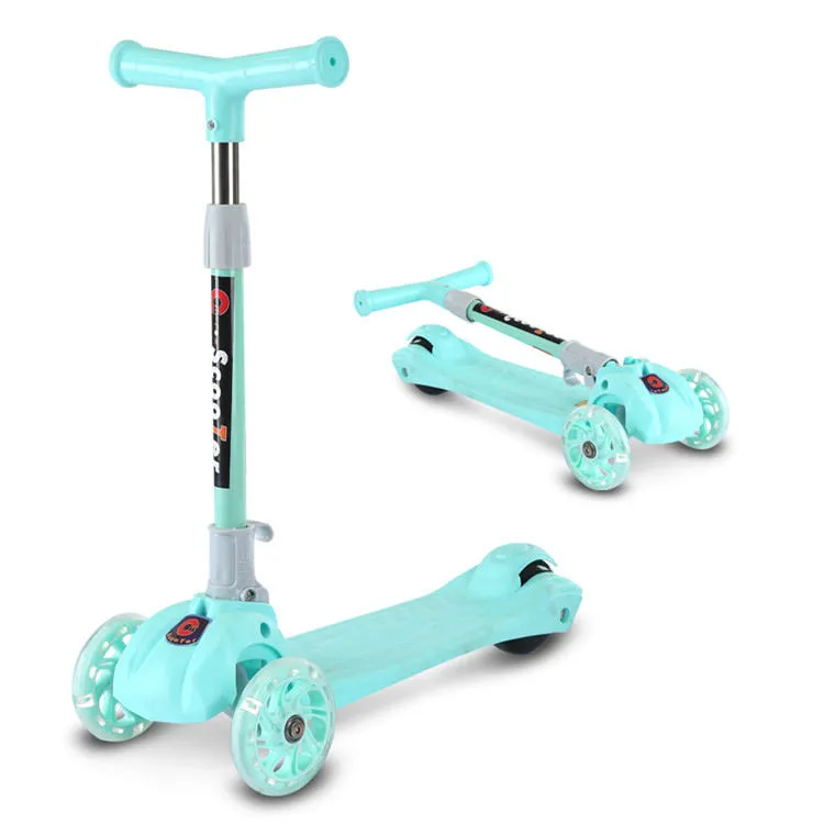 Colorful Outdoor Flashing Carton Children Scooter for Kids