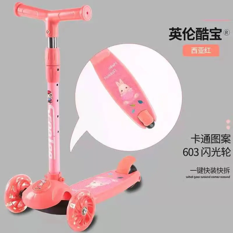 Kids Scooter Foot Kick 3 Wheel Mini Push Scooter Baby Children Toy Car for Toddler