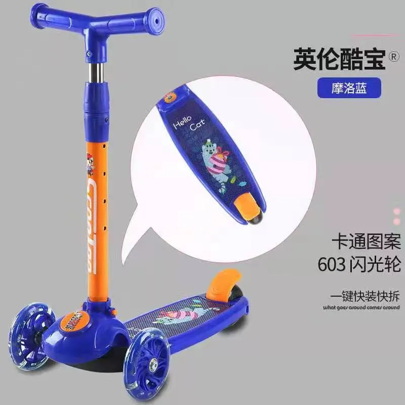 Kids Scooter Foot Kick 3 Wheel Mini Push Scooter for Toddler