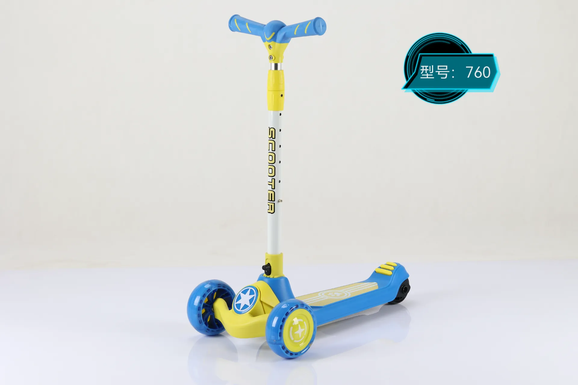 Wholesale china scooter Baby adjustable Cheap kids scooter 3 wheel foot scooter