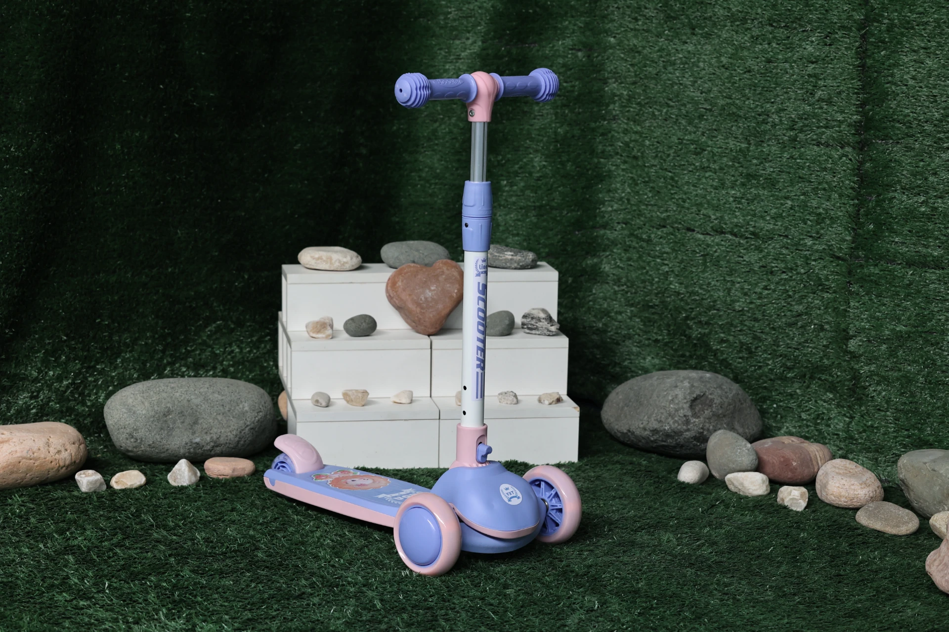 Foldable 3-Wheel Toddler Scooter for Girls & Boys | Safe Fun Ride