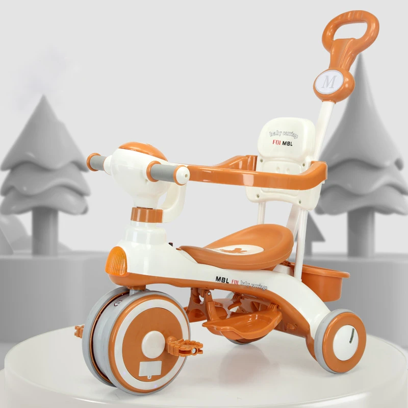 OEM 3 Wheel Baby Tricycle 4-in-1 Stroller with Sunshade