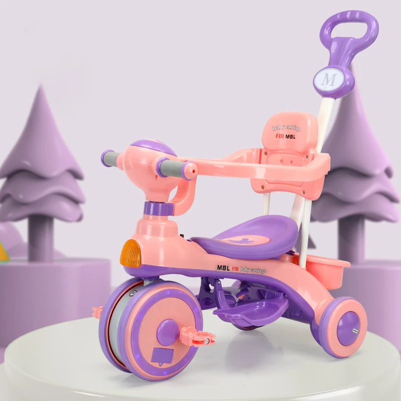 OEM 3 Wheel Baby Tricycle 4-in-1 Stroller with Sunshade