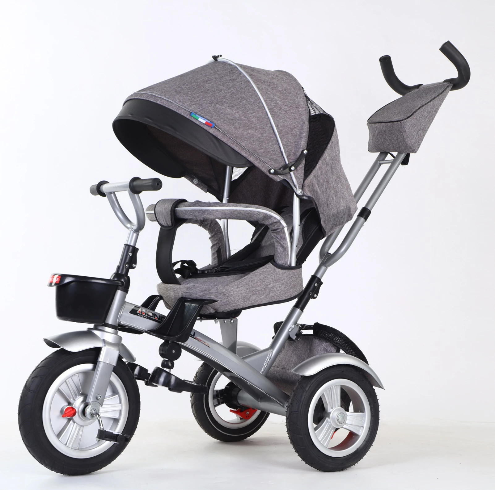 Wholesale Children 4 in 1 Baby Tricycle with Push Handel / 3 Wheels Baby Trike Stroller for Sale