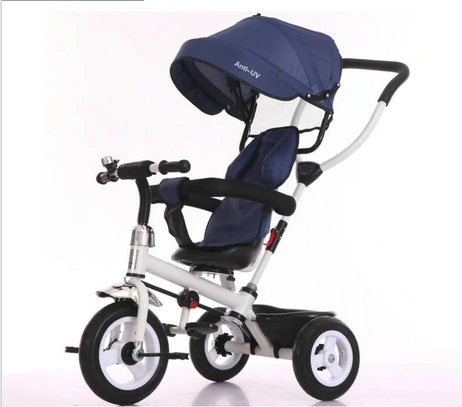 Outdoor 3-Wheel Baby Tricycle Bike & Kids Ride-On Toy Car