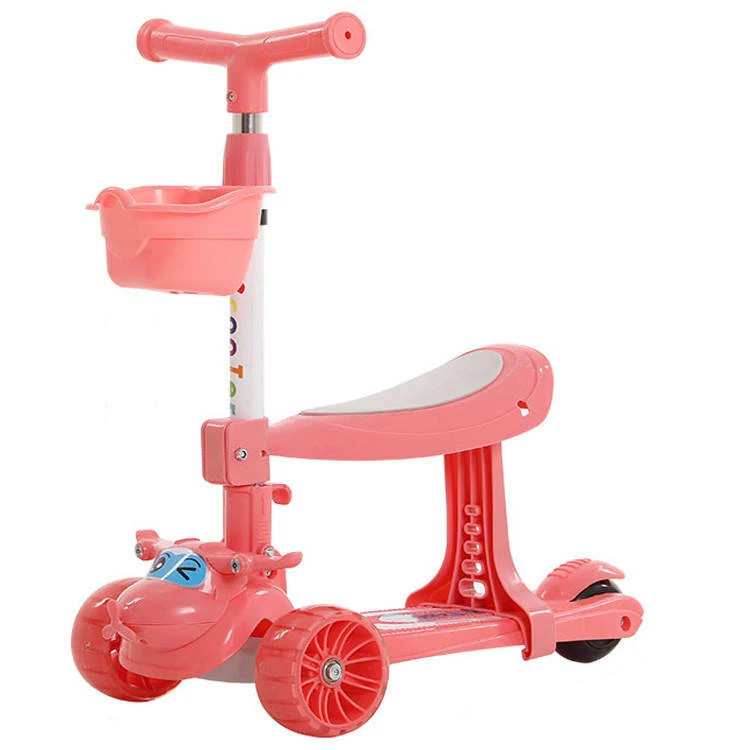 Best Seller Multifunctional Folding Kid Kick 3 Wheels Children Foot Scooter Foldable Baby Kid Scooters