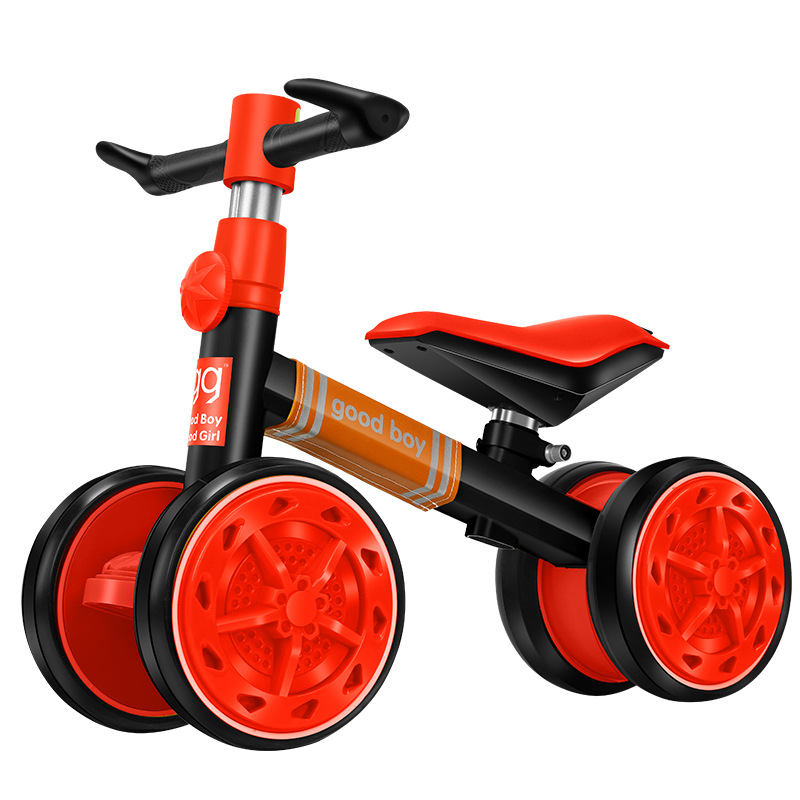 Cheap kids baby toy balance bike cycle 4 wheel bike balance bicycle bike baby mini balance walker kid scooter