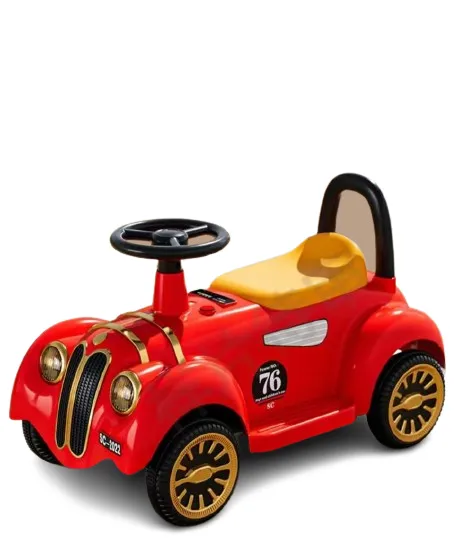 New Children's Four-Wheel Balance Scooter Adjustable Baby Tricycle with EVA Silent Wheels for Kids' Music and Balance Bicycle