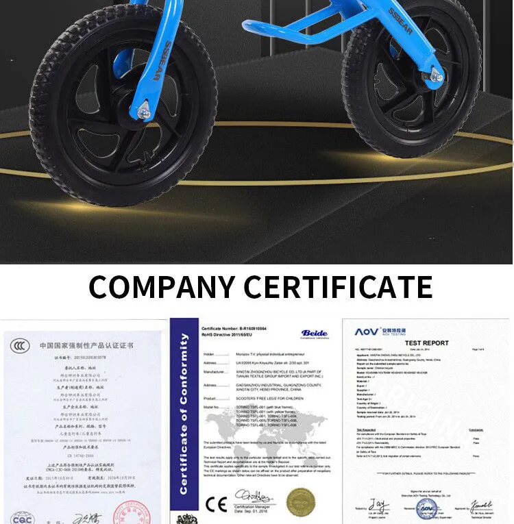 orange 3 wheel scooter