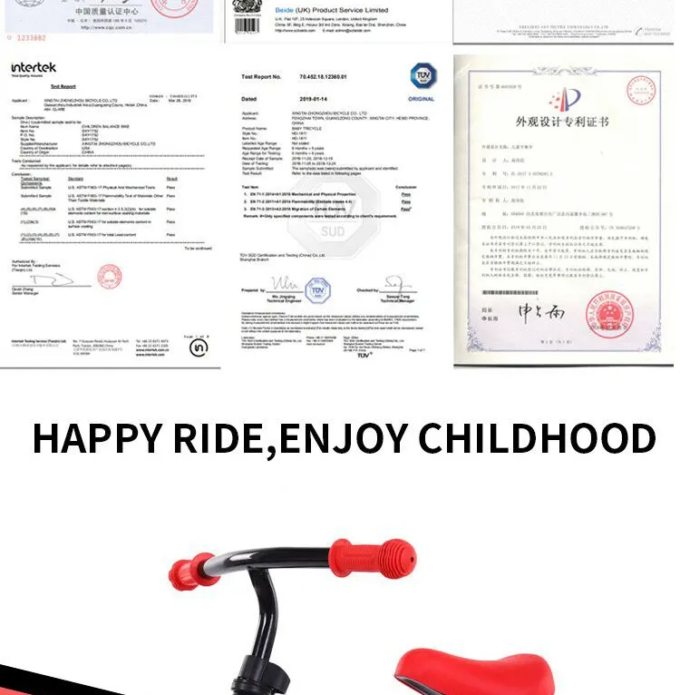 Children's Baby Products Toys No Pedal 2 Wheels Kids Bicycle Scooters Baby Balance Bike