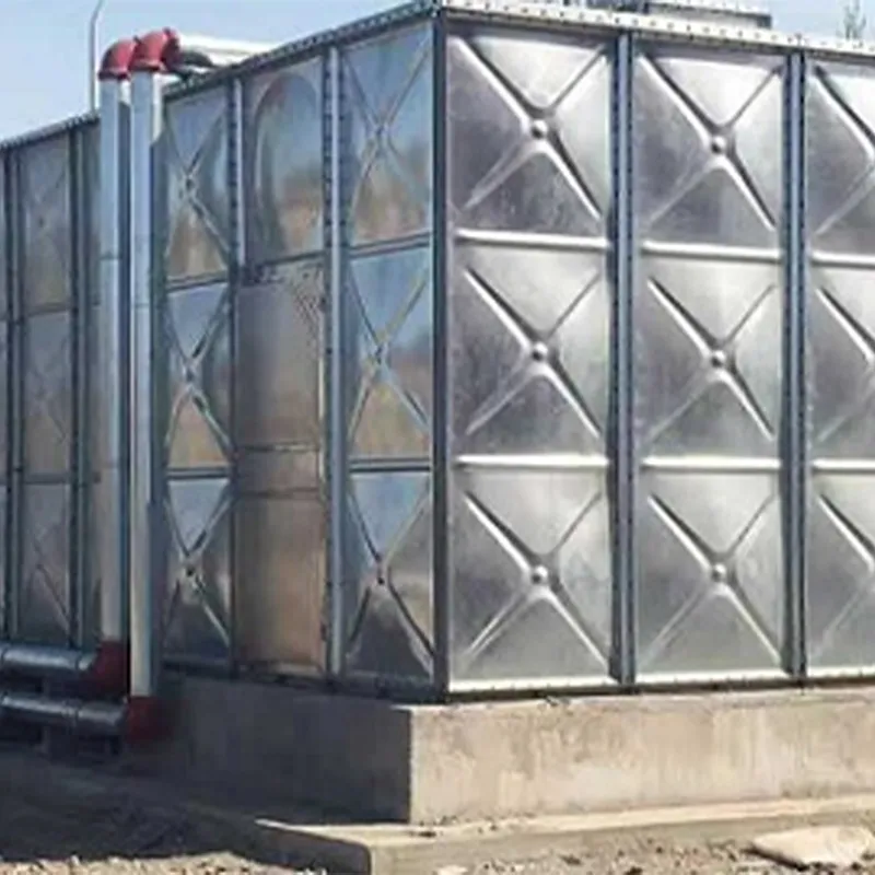 Modular Square Tanker Hot Dipped Galvanized Steel Water Tank