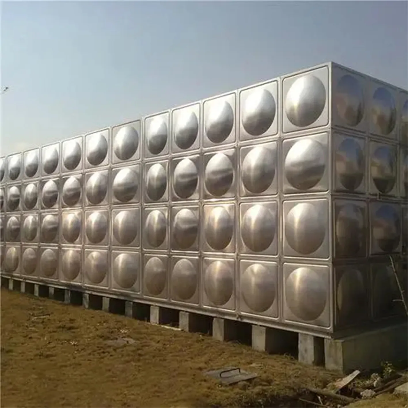 Large Square & Rectangular Stainless Steel Water Tanks