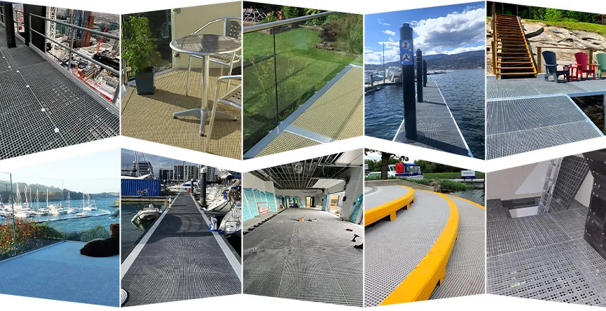 Smaller Open Mesh Area FRP Mini Mesh Grating Smaller Open Mesh Area FRP Mini Mesh Grating