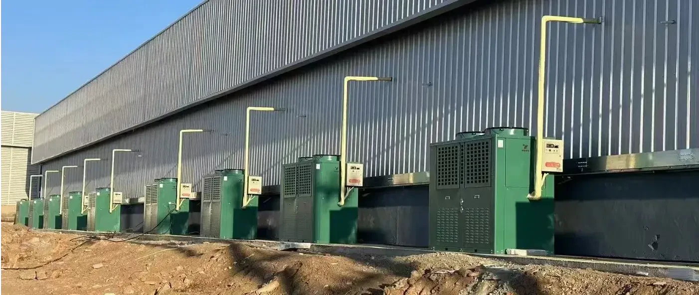 Mongolia supporting slaughtering assembly line (sheep) 3 sets of 200 square meter freezers, which can freeze up to 120 tons of mutton.