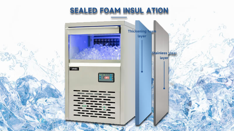 custom craft ice maker machine